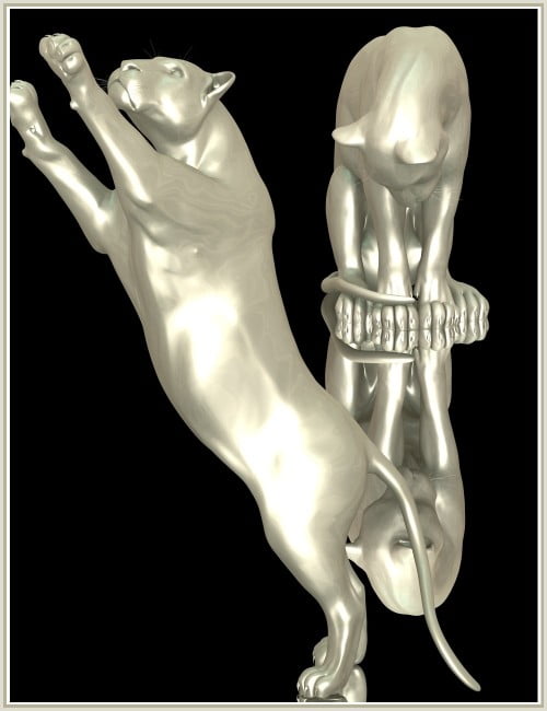 Cattitude Poses for DAZ Big Cat 2