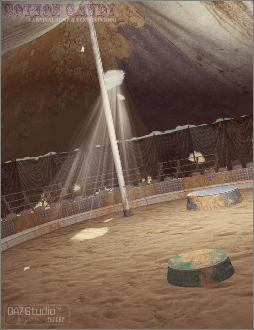 Cotton Candy for Carnival Tent and Interior