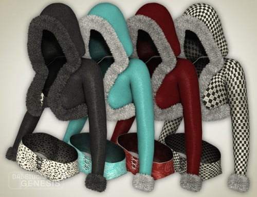 Hoodie and Hot Pants Textures