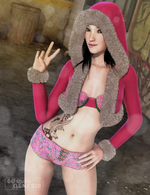 Hoodie and Hot Pants Set Hoodie and Hot Pants Set