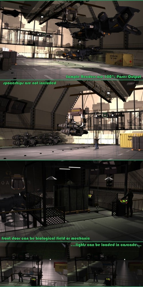 SciFi Hangar 2260 by 3-D-C