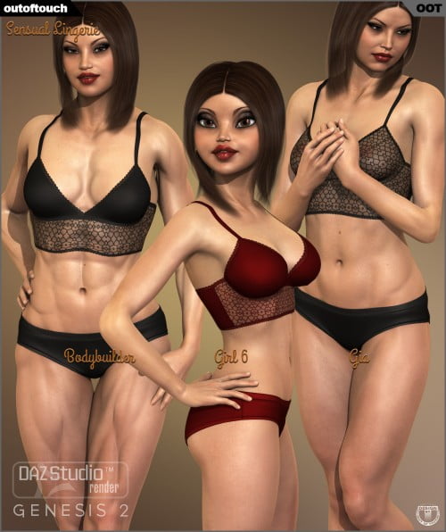 Paradise Lingerie for Genesis 2 Female(s)