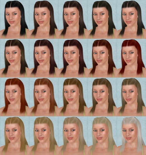 Cheerleader Hair for V4