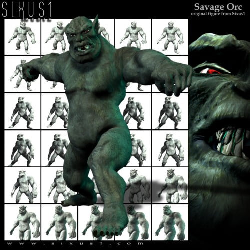 Savage Orc from Sixus1