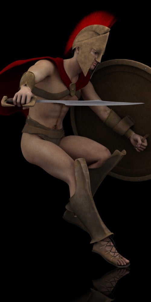 Farconvilles Spartan Poses for Michael 4