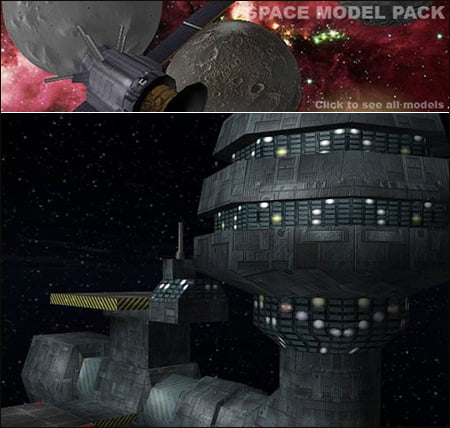Space model pack by DEXSOFT-GAMES