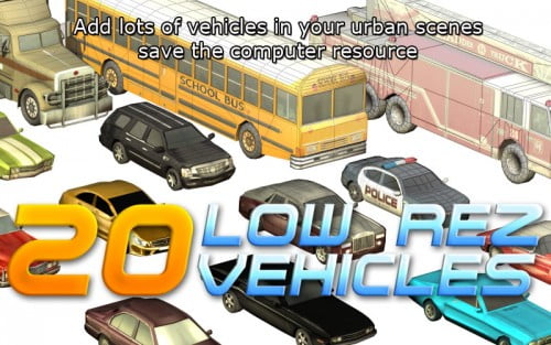 20 Low Rez Vehicles 20 Low Rez Vehicles