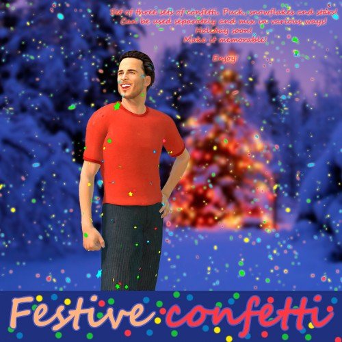 Festive confetti Festive confetti