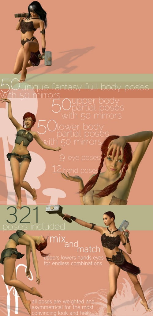 Get Epic: fantasy pose set for v4.2