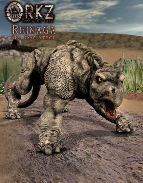 Rhinaga: She-Ork Steed