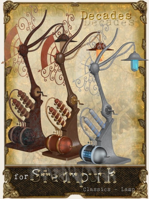 Decades for Steampunk Lamp