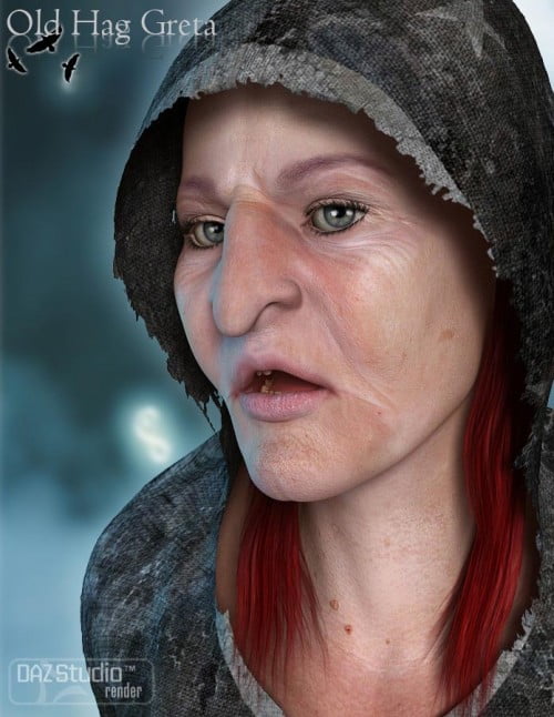 Greta the Old Hag for Genesis 2 Female