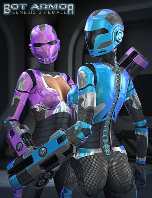 Genesis 2 Female Bot Armor Bundle