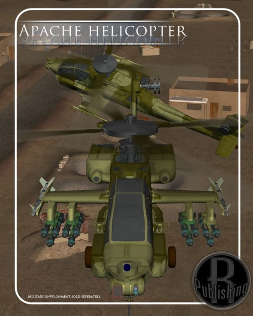 Apache Helicopter (Poser, Vue & Obj) Apache Helicopter (Poser, Vue & Obj)