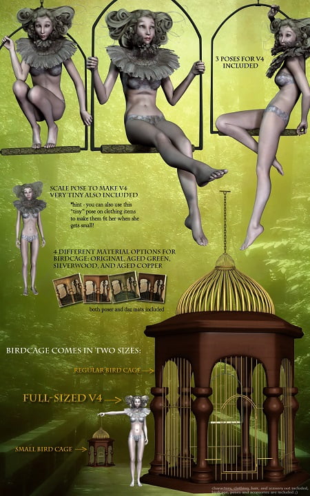 Life Sized Bird Cage