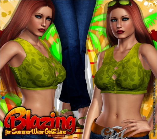 Blazing for SUMMER WEAR GirlZ Line V4