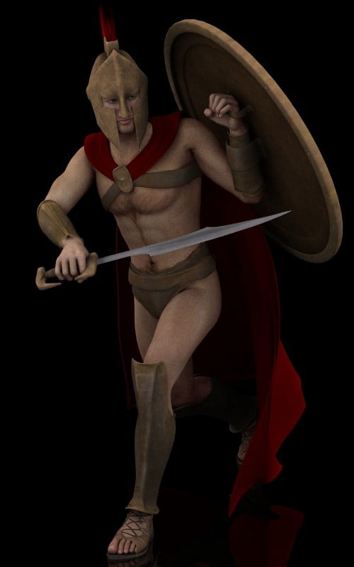 Farconvilles Spartan Poses for Michael 4