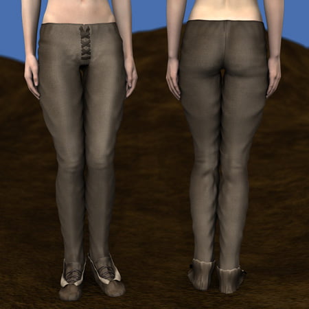 SY Peasant Pants And Shoes G