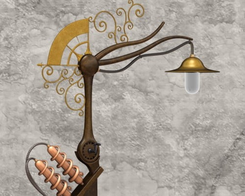 Steampunk classics-Lamp