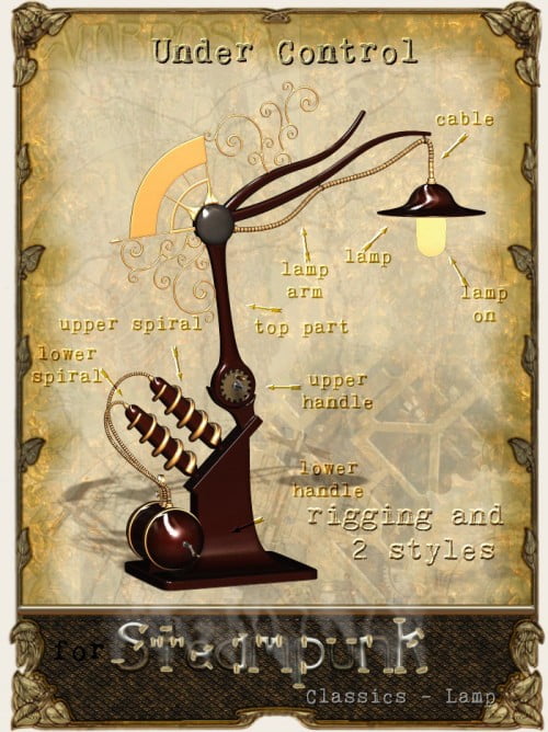 Steampunk Lamp - Under Control Steampunk Lamp - Under Control