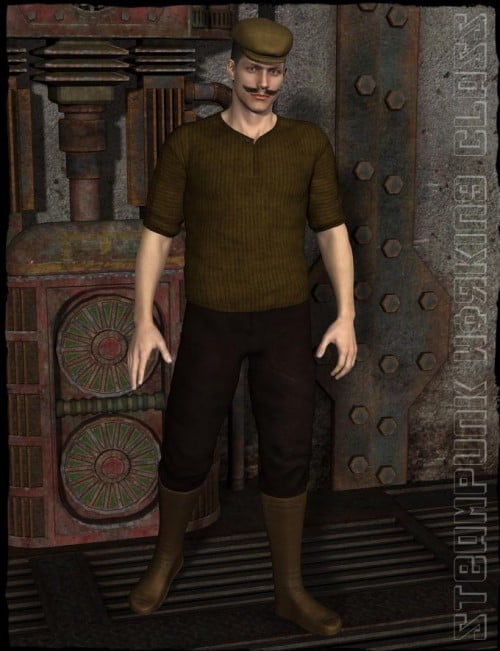 SteamPunk Working Class for Genesis 2 Male(s)