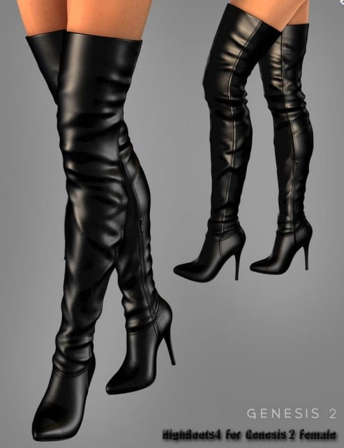 High Boots 4 For Genesis 2 Female(s)