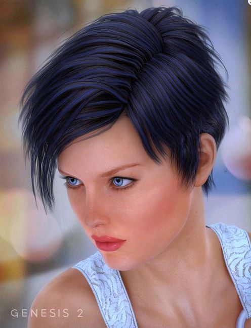Pyrit Hair for Genesis 2 Female(s)