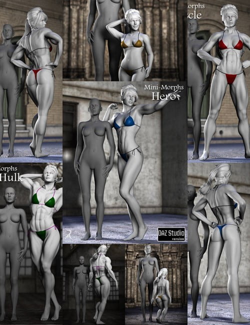 Mini Morphs Value Stack  (Poser)