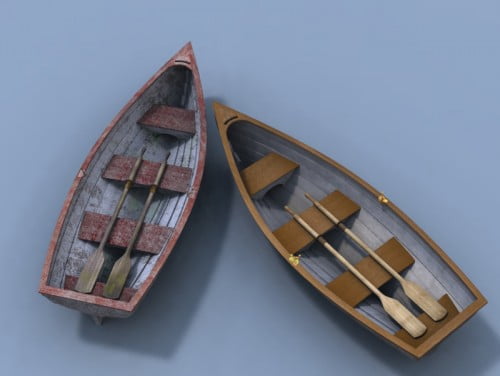 Weathered Rowboats