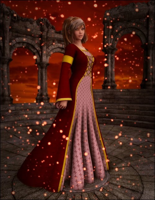 Ladies of the Court: Cassandra Dress for V4