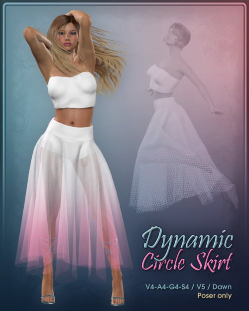 Dynamic Circle Skirt
