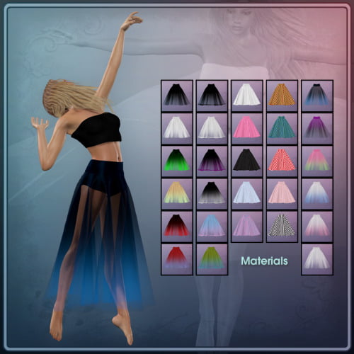 Dynamic Circle Skirt