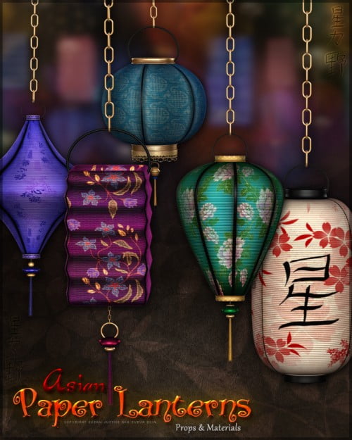 SV's Asian Paper Lanterns