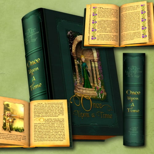 Jaguarwoman’s “Once Upon A Time” and “Poesie Gothique”, Book Textures