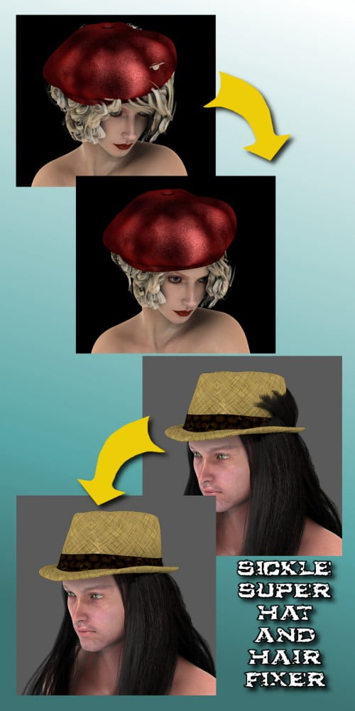 Sickle Super Hat And Hair Fixer