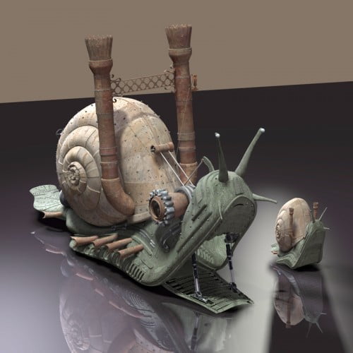 MS13 SteamPunk Snail & Baby MS13 SteamPunk Snail & Baby