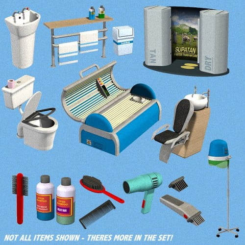 Hairdressing Salon, Beauty Parlour & Nail Bar (for Poser)