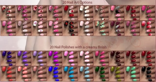 P3D Nails, The Valentine Collection