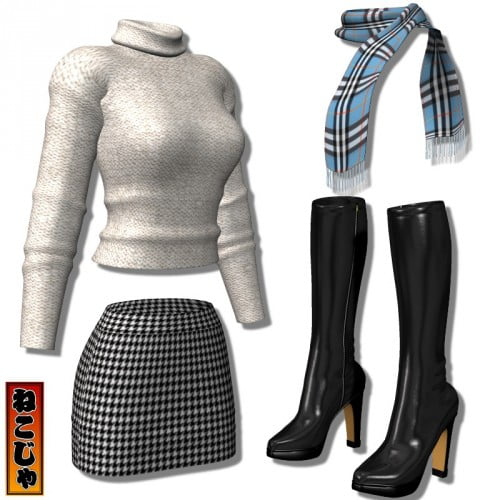 nekoja's Winter Clothes for Terai Yuki2