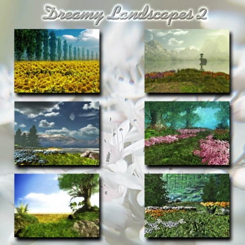 Dreamy Landscapes 2 - Flower fields