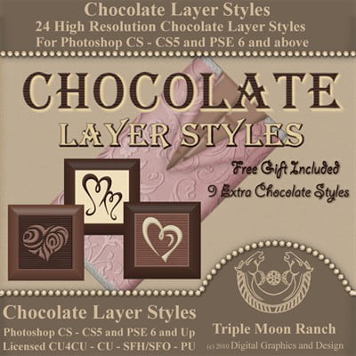 Chocolate Layer Styles
