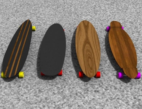 Skate Park Poses and Boards