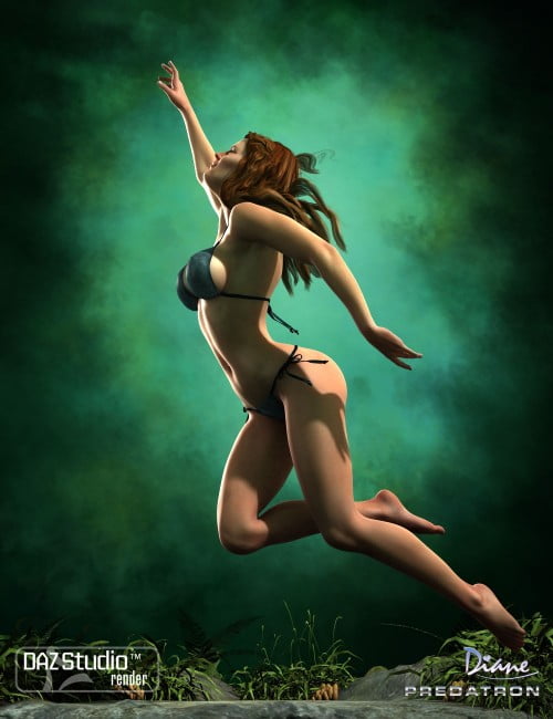 Heroine Fantasy Poses & Weapons for Genesis 2 Female