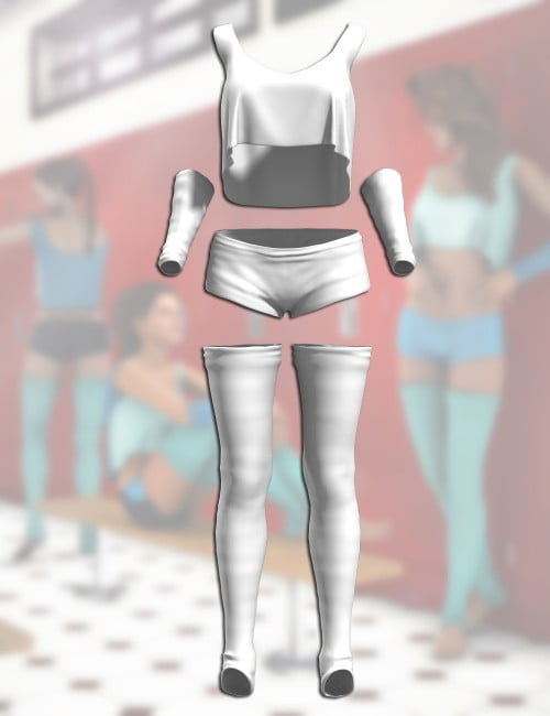 Sexy Sporty Outfit for Genesis 2 Female(s)