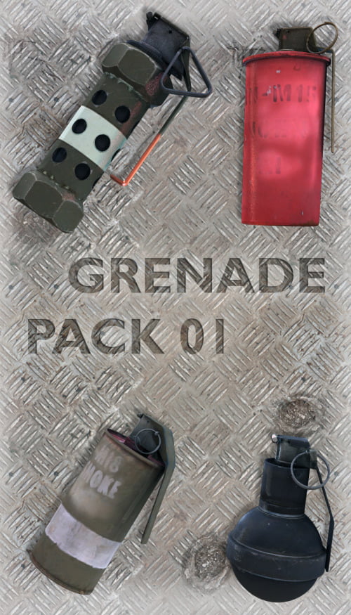 Grenades Pack 01 Grenades Pack 01