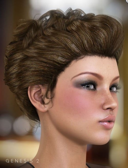 Sultry Hair for Genesis and Genesis 2 Females