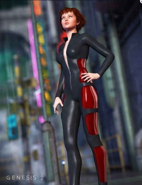 SciFi Bodysuit for Genesis 2 Female(s)