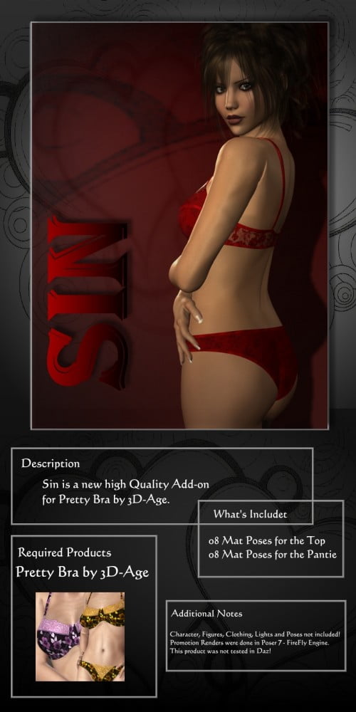 Sin for Pretty Bra