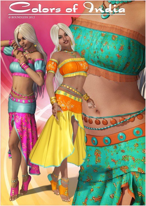 Colors of India - for "Gypsy Love Outfit"
