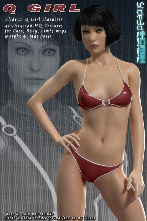Slide3D Q Girl for V4 Slide3D Q Girl for V4